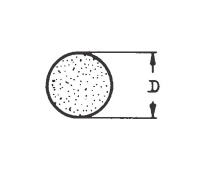 Sznur gumowy okrągły fi 8 mm, 08-1203