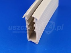 Uszczelka krawędziowa 8 mm PVC szara, 18-913