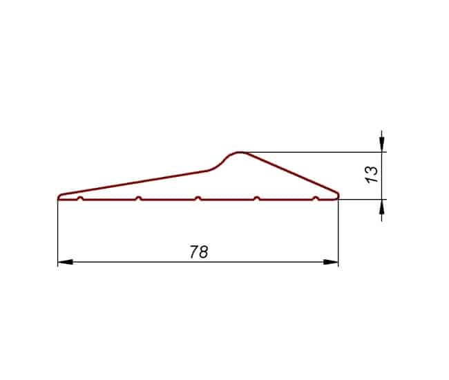 Profil podłogowy 78 mm, 57-120
