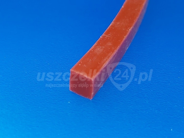 Profil silikonowy 6x6mm termiczny FDA, 023934