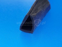 Silikonowa osłona na krawędź 9 mm, czarna 023004-01C