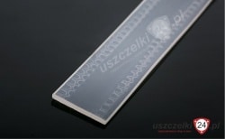 Taśma silikonowy 2x10 mm transparentny, 315º Celsjusza lita, 023002-315