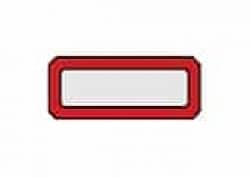 Uszczelka pęczniejąca, gładka 20 x 4 mm czerwona, 88-233-02