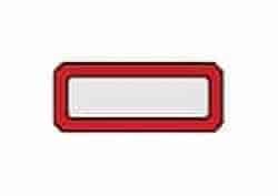 Uszczelka pęczniejąca, gładka 10 x 4 mm czerwona, 88-233