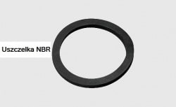 Uszczelka płaska NBR, DN 80 do złącza cysterny, 21-092-06