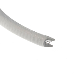 Uszczelka krawędziowa 1-4 mm, zaciskowa PVC biała 046844