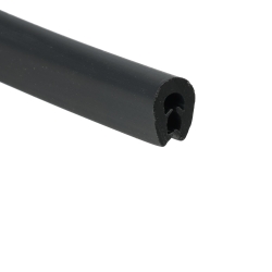 Uszczelka krawędziowa 13x10mm, zaciskowa TPE czarna 0,5-2,5 mm 90Sha, 046026