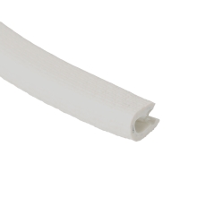 Uszczelka, osłona krawędzi, zaciskowa PVC ciemnobiała 54-005