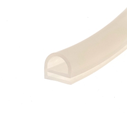Uszczelka silikonowa typ "e", mleczny transparent 3x16x19 mm, 023088