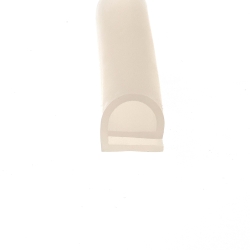 Uszczelka silikonowa typ "e", mleczny transparent 3x16x19 mm, 023088