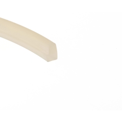 Kątownik silikonowy 12x7x5 mm mleczny transparent 60 Sha, 0991112