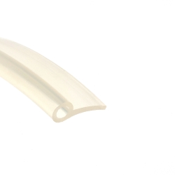 Profil silikonowy typ P, fi 10 mm mleczny transparent, 023046