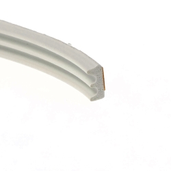 Uszczelka samoprzylepna E biała 9x4 mm 12-505