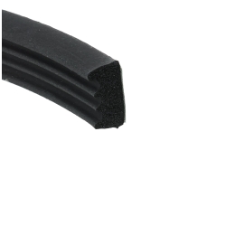 Uszczelka samoprzylepna 8x15mm czarna, 04-690-1