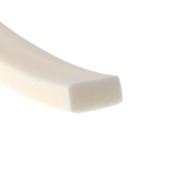 Taśma silikonowa spieniona 10x40mm FDA biała 0627840
