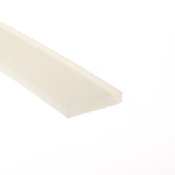 Taśma lity silikon FDA z klejem 5x30mm mleczny transparent, 60 Sha 0625285