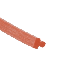 Uszczelka silikonowa typ T termiczna 6x7,9x3,4 mm twardość 60 ShA do zgrzewarek, 0995934