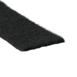 Uszczelka filcowa czarna klej 2,5x45 mm rolka 5 mb, 0161159