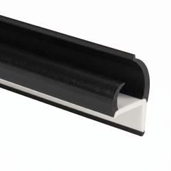Uszczelka drzwi PVC 24,5 mm L-1650 mm, 19-128A-16