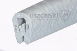 Uszczelka, osłona krawędzi, zaciskowa PVC ciemno biała 54-005