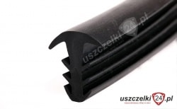 Profil gumowy T czarne EPDM, wciskany 038981