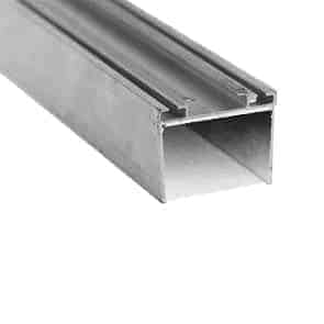 Aluminiowy profil dolny i górny bramy garażowej 40 mm,  L-252 cm, 57-586