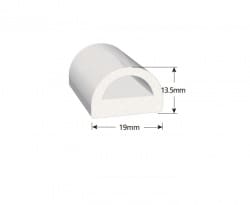 Uszczelka białe EPDM komórkowe 13x19 mm z taśmą klejącą producent 3M, 07941-B01