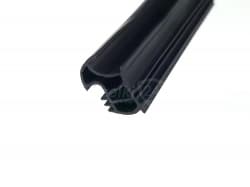 Uszczelka Deventer S 7234 czarna do drzwi, do ościeżnicy stalowych, 09-669-03