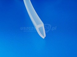 Osłona krawędzi 4 mm silikon, mleczny transparent 023914