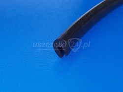 Czarna osłona krawędzi 1-3 mm z klejem, 96-245M