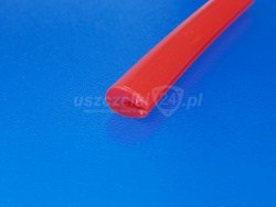 Czerwona osłona L-65 cm krawędzi drzwi samochodowych 1-3 mm z klejem, 96-232-03