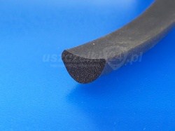 Kopułka porowate EPDM czarna 9,5x19mm 046829