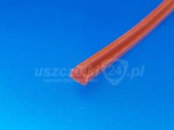 Profil T silikon czerwony 5x5x3x2mm, 0230555