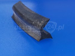 Uszczelka drzwi, silikonowa czarna, 0991485