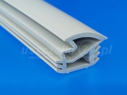 Uszczelka szara do drzwi stalowych, niepalna, 025880