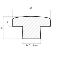 Uszczelka silikonowa T 60sha