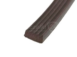 Uszczelka samoprzylepna 4x9 mm brązowa, 04-505-3