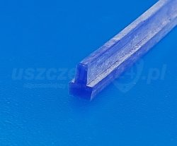 Uszczelka silikonowa niebieska, wciskana, typ T do zgrzewarek, 0991115