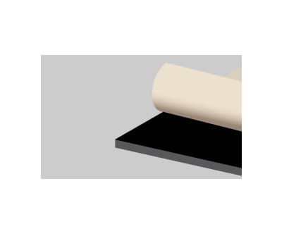 Płyta gumowa, spienione EPDM 1 mm x 980 mm, samoprzylepna, 0625001