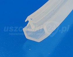 Uszczelka silikonowa do drzwi sauny mleczny transparent 099129