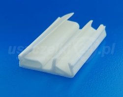 Uszczelka silikonowa Deventer do drzwi zewnętrznych, biała 09-773