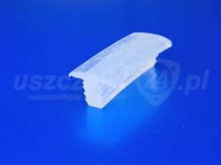Uszczelka silikonowa transparentna 11x15x6 mm, wciskana, typ T, 0991212