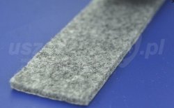 Uszczelka filcowa szara klej 3x25 mm rolka 13 mb 016033-5