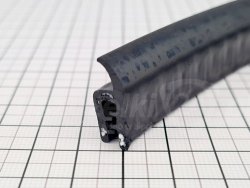 Osłona krawędzi 1-2 mm, zaciskowa EPDM z płetwą 0468018