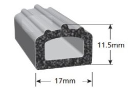 Uszczelka samoprzylepna z taśmą klejącą 3M 0792469