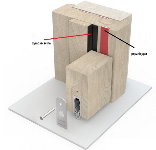 Uszczelka Batwing 10x10mm L-2,10 czarna z klejem, 88-100