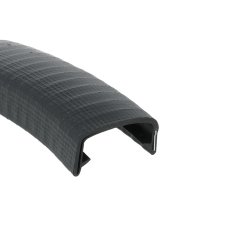 Osłona krawędzi 20-23 mm, zaciskowa czarne PVC, 04681017