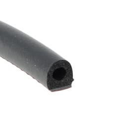 Uszczelka samoprzylepna 12x12 mm czarna z klejem 3M do jachtów, 079202