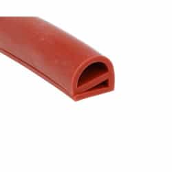 Uszczelka silikonowa czerwona typ e 4x20x20 mm termiczna 023345