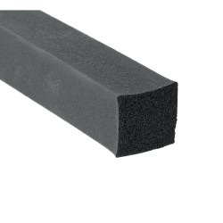 Uszczelka czarna kwadrat 10x10 mm, 12-515-01